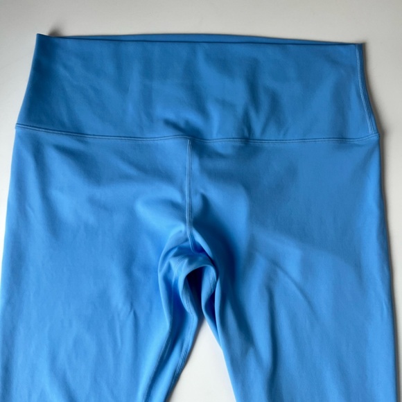 Lululemon Align Crop Leggings Pool Party Blue 23” Size 14 - Picture 6 of 11